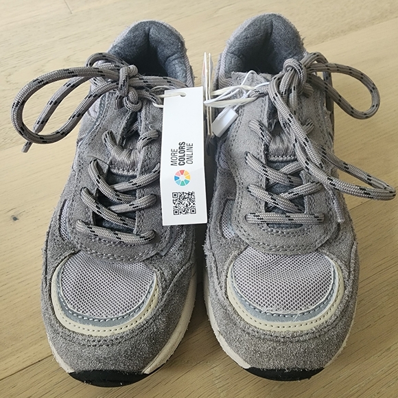 Zara Kids' Suede Running Sneakers in Grey - Picture 3 of 6